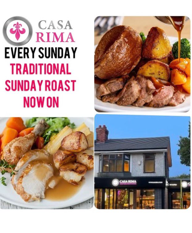 Sunday Roast Post of Casa Rima Liverpool